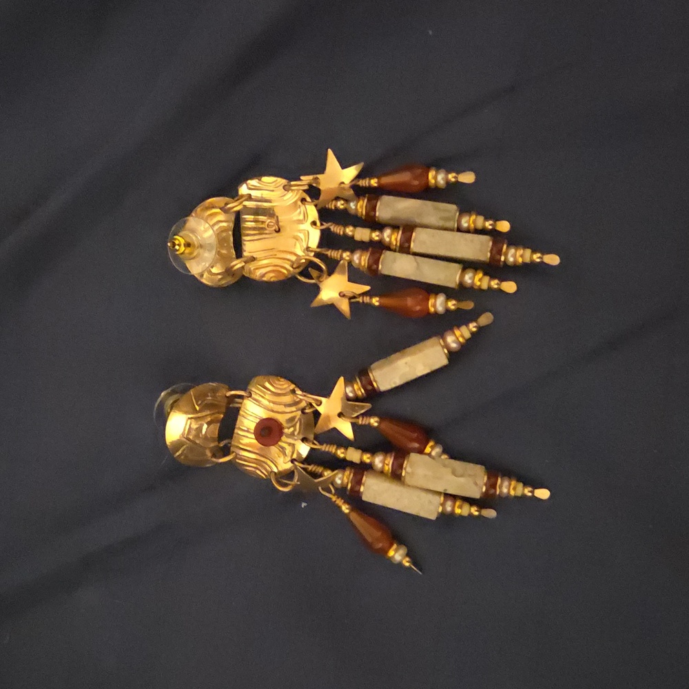 Vintage Tabra gold filled earings - Picture 3 of 3